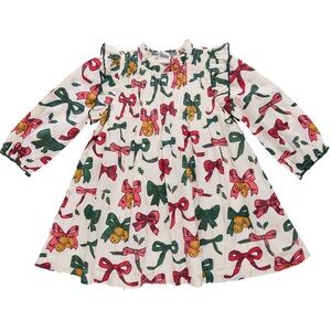 Pink Chicken Jaipur baby dress with matching bloomers